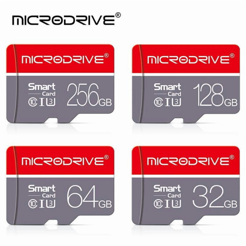 Κάρτα MicroDrive Micro TF/SD, Class10, 8GB–256GB, με προσαρμογέα SD, συμβατή με κάμερες, τηλέφωνα και 2