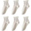 Damen-Rüschensocken, schwarz-weiß, 3er-Set 1