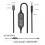 Τροφοδοτικό USB C DC 5.5mm 100W με πολλαπλή έξοδο 5V/12V/15V/19V/20V USB σε απευθείας τροφοδοσία 2