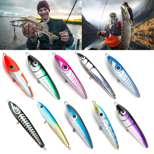 Crankbait-Angelköder, 265 mm lange Angelköder, schwimmende Hardbaits, Stickbait-Köder, Forellen-Meeresangelköder 1