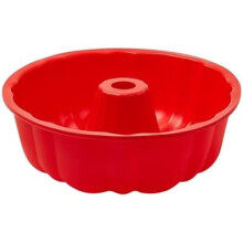 Silikónová forma na tortu, okrúhla nepriľnavá forma na pečenie s priemerom 25 cm na tortu, želé a želatínu – kompatibilná so