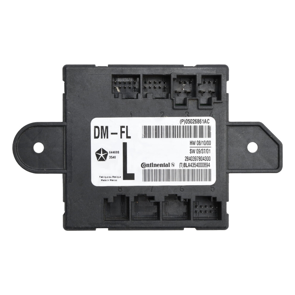 Front Left Driver Door Module For Dodge Chrysler 2008-2016 9066521222162