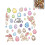 Easter Window Clings Bunnies and Eggs Decorative Stickers 6