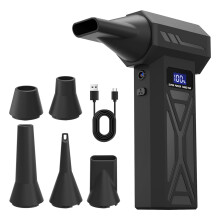 Kannettava sähköinen lumilinko 110000 rpm LED-valolla ja 5