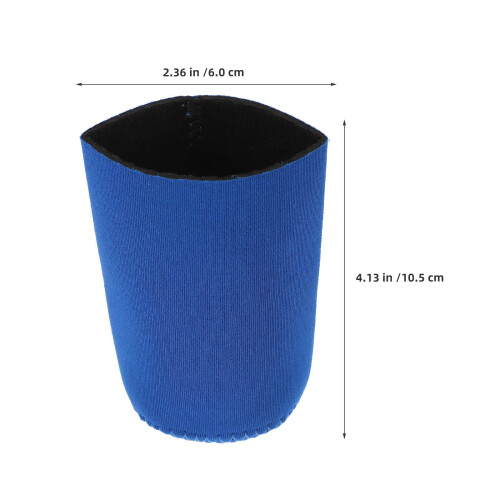 Housse de bouteille en néoprène bleue (lot de 2) 1