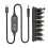 USB-C til DC 5,5 mm 100 W strømadapter med 8 adaptere 1