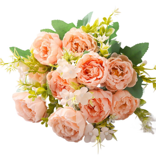 Artificial Pink Peonies Bouquet 1 Piece 1