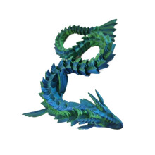 Bréagán Fidget Criostail Gem Dragon Priontáilte 3D 1 phíosa