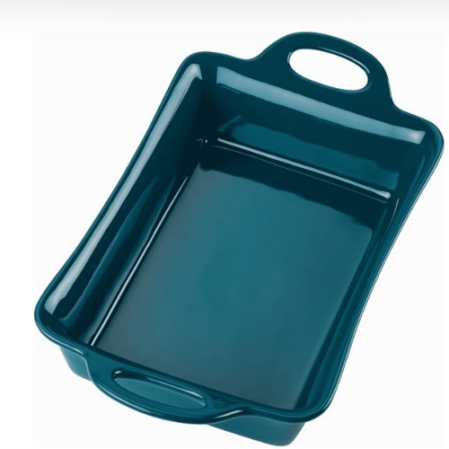 Solid Glaze Ceramics Bakeware / Lasagna Pan / Baker, Rectangle - 9 Inch x 13 Inch, Teal