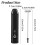 Mousseur à lait portable rechargeable blanc 3