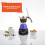 Machine à expresso électrique violette 2 ou 3 tasses 3