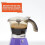 Machine à expresso électrique violette 2 ou 3 tasses 4