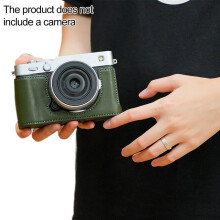 Fuji X-E5 kamerahusveske i skinn med grep