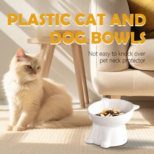 Ciotola in plastica per cibo per cani e gatti 2