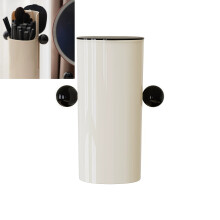 Boîte de rangement multifonctionnelle pour maquillage de bureau avec quatre compartiments pour pinceaux