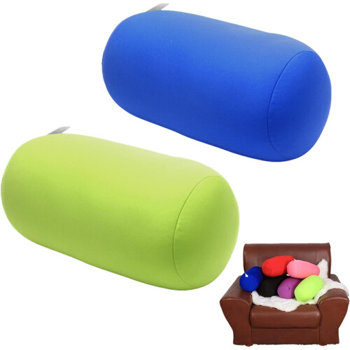 Cuscino arrotolabile con microsfere, 30 cm x 16 cm – Confezione da 2