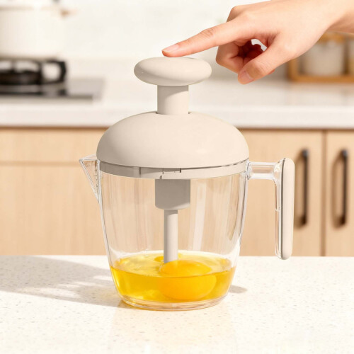 Ergonomischer Handbesenbecher mit integriertem Filter 1