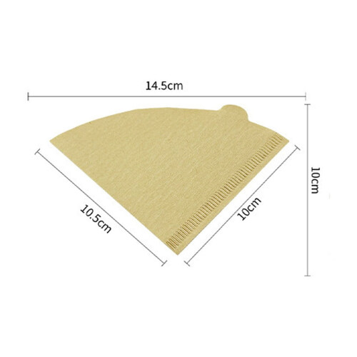 Φίλτρα καφέ Kumdkd50-Pack #4Cone - Χοντρό χαρτί με αναδιπλούμενη λαβή για μηχανές 1