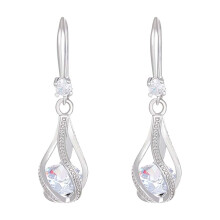 925 Sterling Silver Drop Earrings for Women – Trendy, Hypoallergenic, Gold-Plated Dangle Earrings Compatible with Wedding & Bridal Jewelry