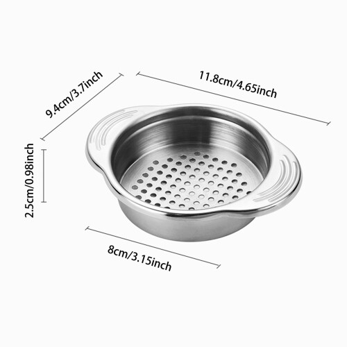 Stainless Steel Can Strainer Food Grade 1 Pack 2