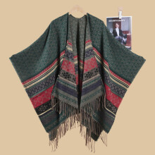 Xale/Cachecol Feminino Colorido com Design Dividido, Ideal para Outono e Inverno, Viagens, Camping e Uso Externo. Capa Quente e Versátil para