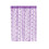 Rose Pattern String Curtain Light Purple 1m x 2m 2