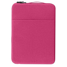15.6" Water-Resistant Linen Laptop Sleeve with Front Pocket, Compatible with Most Major Laptop Brands