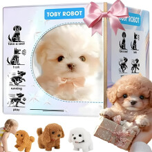 Robot Dog - Robot Bionic Puppy,My Realistic Robotic Puppy,Electronic Interactive Stuffed That Looks Real-Walking,Sit Barks Walk Run