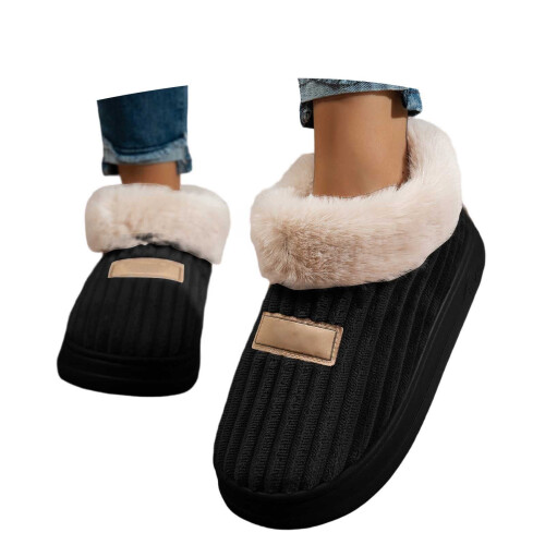 Slipéir corduroy le strap cúil, 1 phéire 2