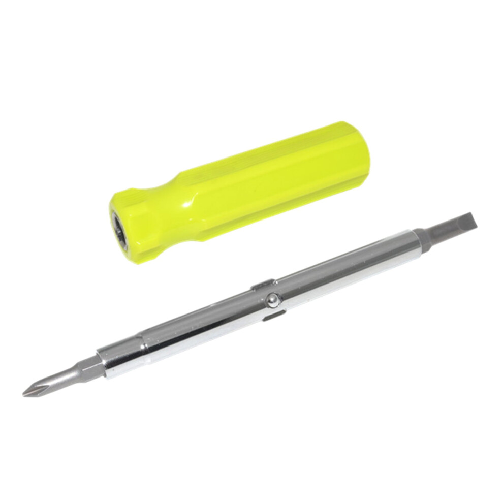 6 In 1 Screwdriver Portable Multi-Purpose Screwdriver High Strength Bit Slotted Outdoor Daily Manual Repair Tools 9402001116024