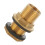 Adaptador de latão para tanque G3/8 para G1/2 com junta (pacote com 2) 7