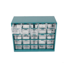 Multiple Layer Clear Parts Organizers Box For Tool Office Supplies Portable Space Saving