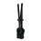 Taburete trípode plegable de 31 cm de altura con estructura de hierro. 1