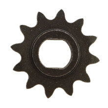 25H 12T Sprocket, Steel Durable Motor Sprocket High Hardnes H Hole For MY1016
