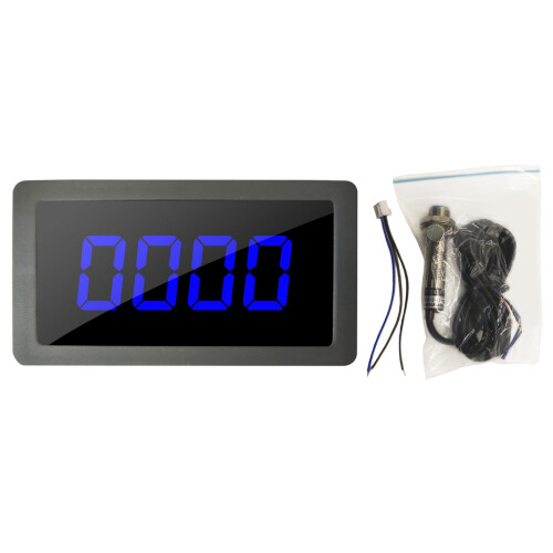 Digital LED-turteller 10–9999 o/min Plasthus