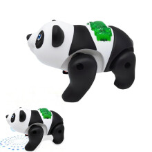 Elektrisk gående panda-legetøj til børn, 17 cm, batteridrevet