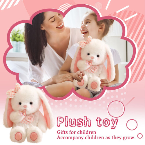 Peluche Lapin 45 cm Douce et Câline 2