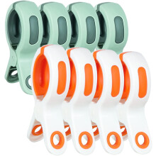 Pinces géantes pour serviettes de plage, chaises de plage/piscine et bateaux de croisière – Plastique résistant, couleurs vives, maintiennent la