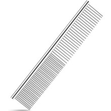 Rustfri stål kæledyrsplejekam 19 cm