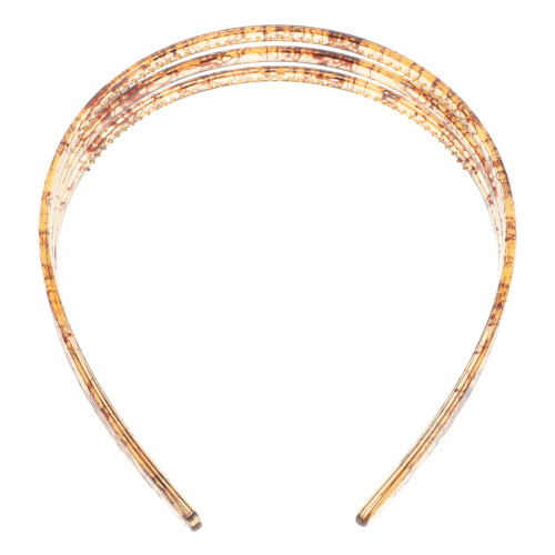 Tiara dourada com dentes (1 unidade)