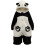 Unisex Πιτζάμα με Ζώα Panda Animal, Ζεστό Ολόσωμο με Κουκούλα για Ενήλικες 1