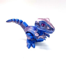 3D-geprinte Velociraptor-figuur met beweegbare gewrichten