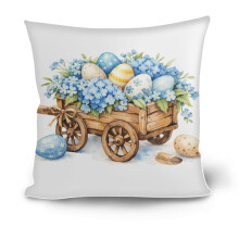 Paaskussenhoes, decoratief kussen voor thuis, 17,3 x 17,3 inch