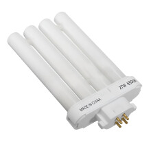 Ampoule fluorescente compacte à économie d'énergie HIBIBUD27W4Pin à quatre tubes, 6500K, 4 rangées