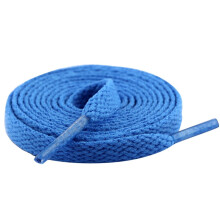 J Blue Flat Shoe Laces For Sneakers Boots 100Cm Length 2 Pieces Set