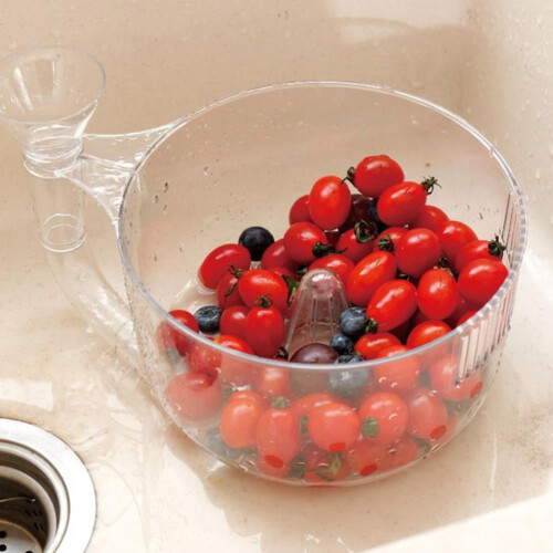 Cestelli automatici per il lavaggio della frutta, pieghevoli, 3 pezzi 2