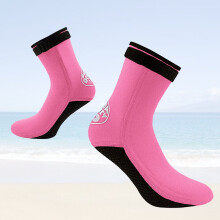 Water Socks for Women Neoprene Pink 1 Pair