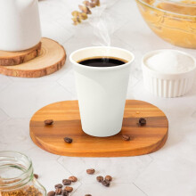 Vasos de café de papel blanco de 355 ml (12 oz), paquete de 360 unidades