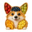Corgi serveringsfat julegavebrett 1 stk 1