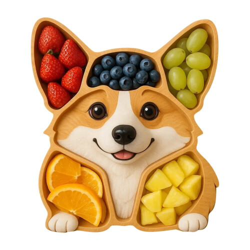 Corgi serveringsfat julegavebrett 1 stk